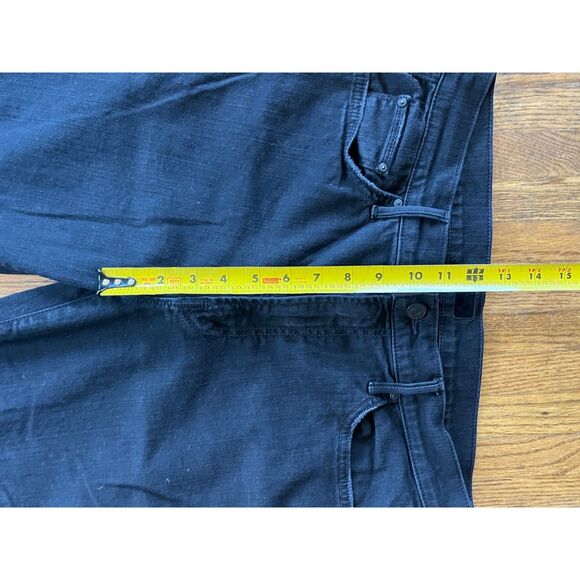 MOTHER Denim Black The Insider Crop Step Fray Not Guilty Jeans Women's Size 30 - Picture 10 of 12